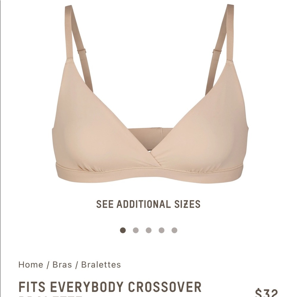 SKIMS FITS EVERYBODY CROSSOVR BRALETTE | MICA